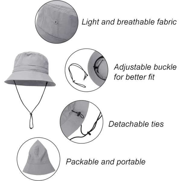 Zando Mens Bucket Hat Packable Fishing Hat Summer Bucket Hats for Women Fisherman Hat Sun Hats for Men