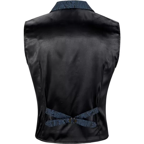 Zando Men's Suit Vest Victorian Steampunk Vest Pirate Vest Renaissance Medieval Vest Men V Neck Gothic Waistcoat