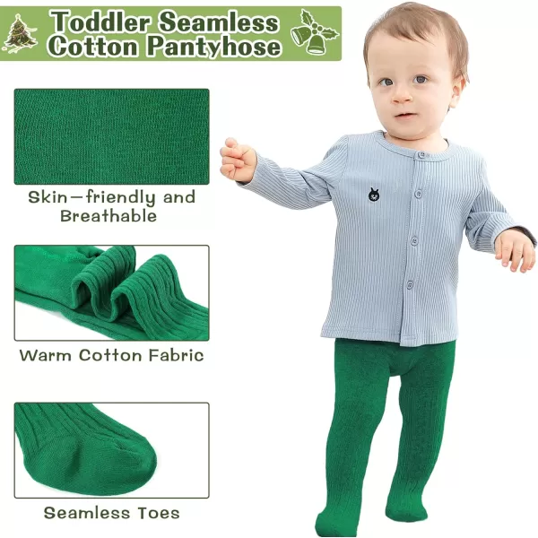 Zando Opaque Cotton Tights for Baby Girls, Infants &amp; Toddlers, Cozy Winter Leggings with Cable Knit Design, Size 0-3M to 6-7T