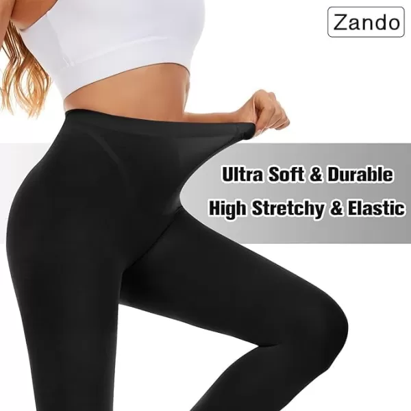 Zando Run Resistant Tights for Women Semi Opaque Solid Color Footed Leggings Womens Tights Pantyhose for Women