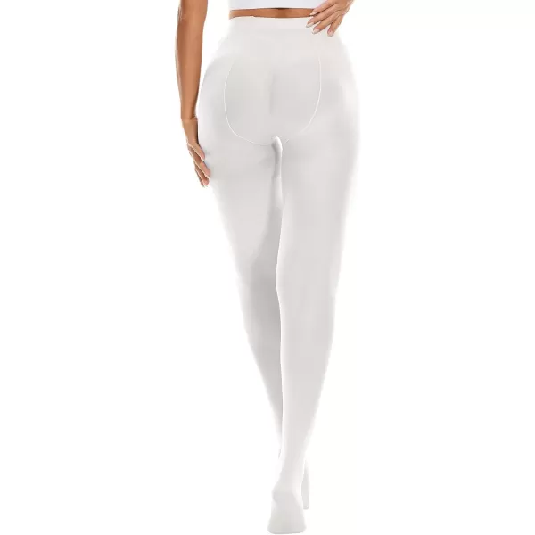 Zando Run Resistant Tights for Women Semi Opaque Solid Color Footed Leggings Womens Tights Pantyhose for Women