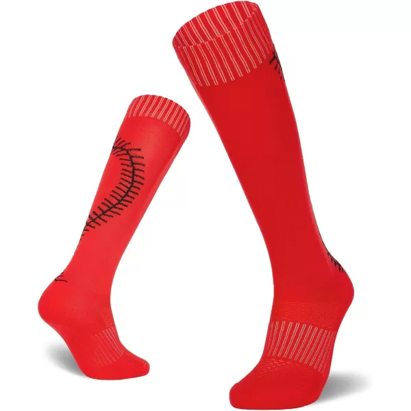 Zando Softball Socks with Stitchs for Youth Girls &amp; Adult Women Athletic Football Baseball Soccer Socks Kids Pattern