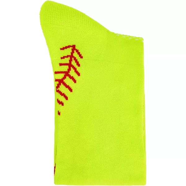 Zando Softball Socks with Stitchs for Youth Girls &amp; Adult Women Athletic Football Baseball Soccer Socks Kids Pattern