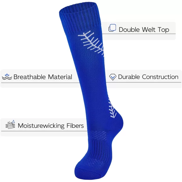 Zando Softball Socks with Stitchs for Youth Girls &amp; Adult Women Athletic Football Baseball Soccer Socks Kids Pattern