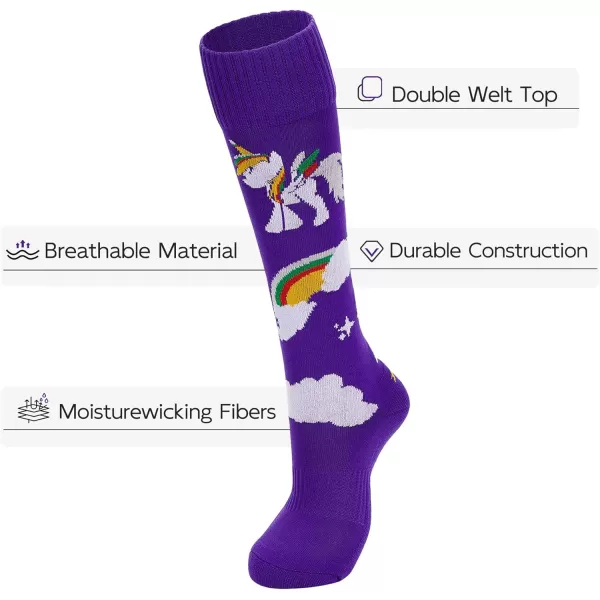 Zando Softball Socks with Stitchs for Youth Girls &amp; Adult Women Athletic Football Baseball Soccer Socks Kids Pattern