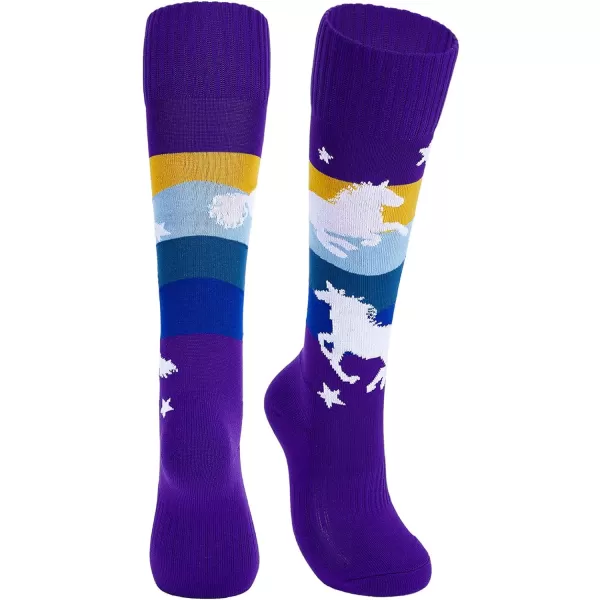 Zando Softball Socks with Stitchs for Youth Girls &amp; Adult Women Athletic Football Baseball Soccer Socks Kids Pattern