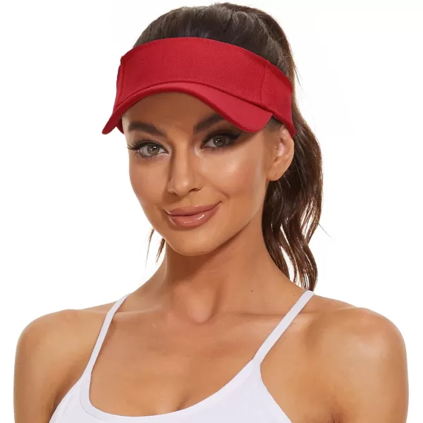 Zando Sun Visors for Women Men Unisex Tennis Golf Visor Hat Adjustable Summer Hats Sport Outdoor Visor Hat UV Protection Cap