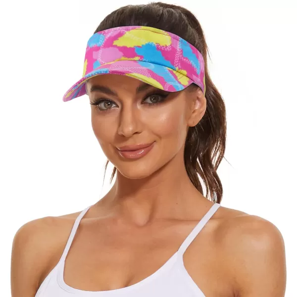 Zando Sun Visors for Women Men Unisex Tennis Golf Visor Hat Adjustable Summer Hats Sport Outdoor Visor Hat UV Protection Cap