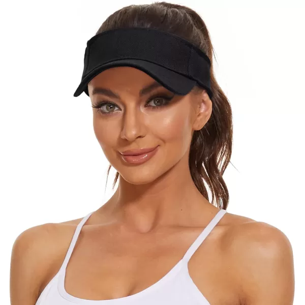 Zando Sun Visors for Women Men Unisex Tennis Golf Visor Hat Adjustable Summer Hats Sport Outdoor Visor Hat UV Protection Cap