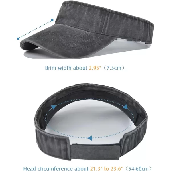 Zando Sun Visors for Women Men Unisex Tennis Golf Visor Hat Adjustable Summer Hats Sport Outdoor Visor Hat UV Protection Cap