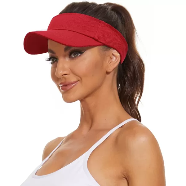 Zando Sun Visors for Women Men Unisex Tennis Golf Visor Hat Adjustable Summer Hats Sport Outdoor Visor Hat UV Protection Cap