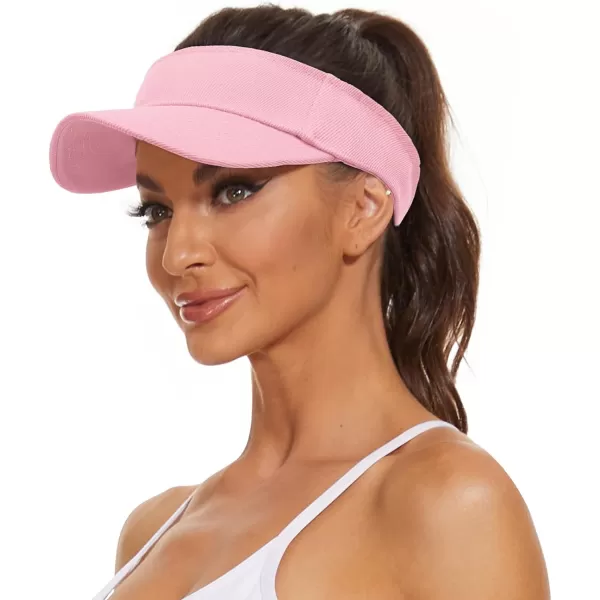 Zando Sun Visors for Women Men Unisex Tennis Golf Visor Hat Adjustable Summer Hats Sport Outdoor Visor Hat UV Protection Cap