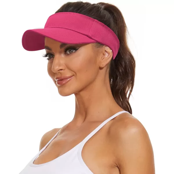 Zando Sun Visors for Women Men Unisex Tennis Golf Visor Hat Adjustable Summer Hats Sport Outdoor Visor Hat UV Protection Cap