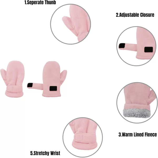 Zando Toddler Gloves Kids Winter Gloves Fleece Lined Gloves Baby Mittens