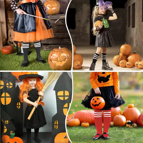 Zando Toddler Soccer Socks Baseball Softball Football Socks Tube Athletic Socks Uniform Socks Knee High Socks for Girls