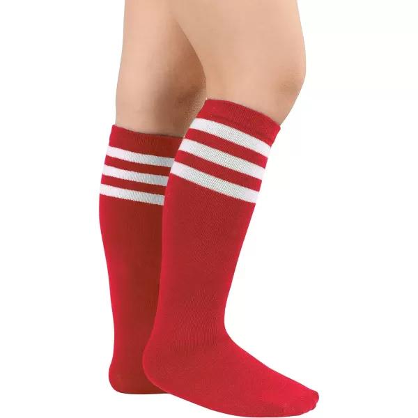 Zando Toddler Soccer Socks Baseball Softball Football Socks Tube Athletic Socks Uniform Socks Knee High Socks for Girls