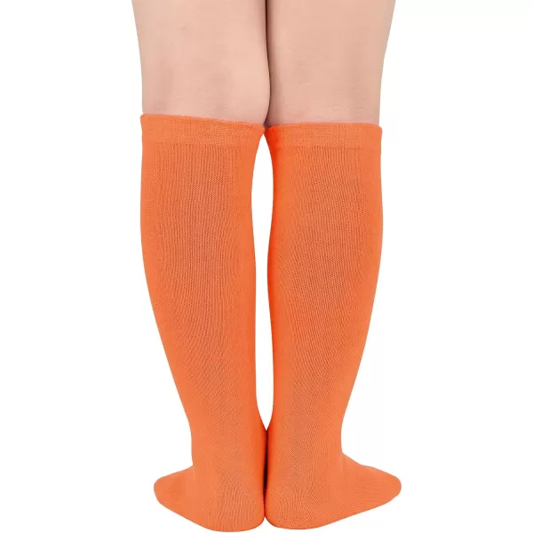Zando Toddler Soccer Socks Boys Girls Knee High Striped Tube Socks Kids School Uniform Dress Socks Athletic Long Socks