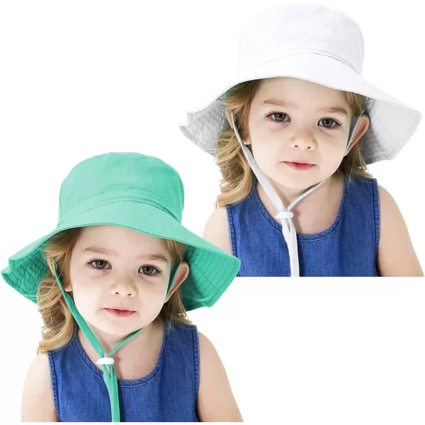 Zando Toddler Sun Hat for Baby Sun Hats UPF 50+ Adjustable Baby Sun Protection Bucket Hat Toddler Bucket Hats for Boys Girls