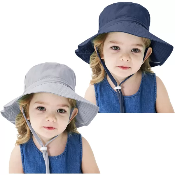 Zando Toddler Sun Hat for Baby Sun Hats UPF 50+ Adjustable Baby Sun Protection Bucket Hat Toddler Bucket Hats for Boys Girls