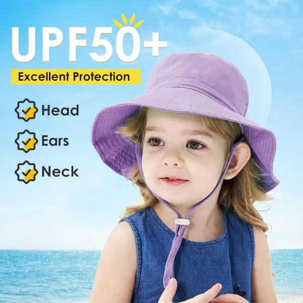 Zando Toddler Sun Hat for Baby Sun Hats UPF 50+ Adjustable Baby Sun Protection Bucket Hat Toddler Bucket Hats for Boys Girls