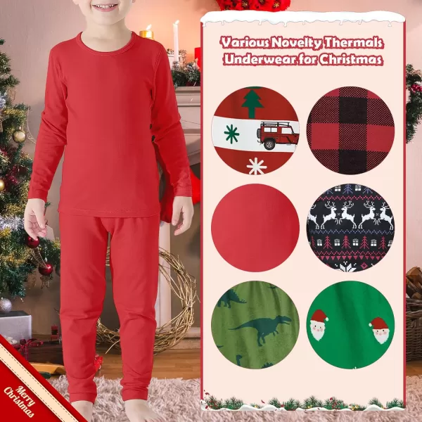 Zando Toddler Thermal Underwear Sets for Kids Base Layer Winter Warm Toddler Long Johns for Boys Girls Long Underwear