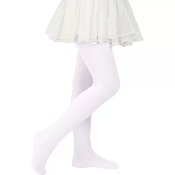 Zando Ultra Soft Ballet Tights for Girls Footed Dance Tights Colorful Girls Leggings2-12T 