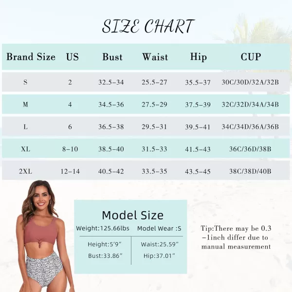 Zando Women High Waisted Bikini Set Cute Bikinis for Teen Girl Sports Color Block Swimsuit 2 Piece High Cut Bathing Suit