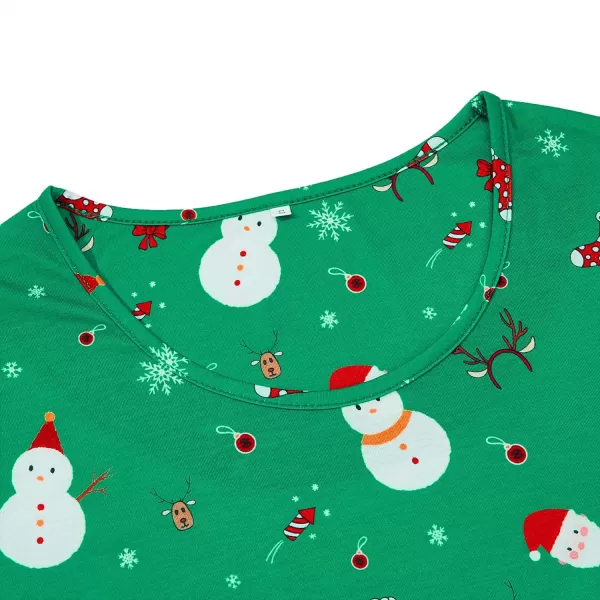 Zando Womens Nightgowns Cartoon Printed Sleep Shirts Cotton Night Gowns Casual Sleepwear Cute Pajamas Long Sleepdress