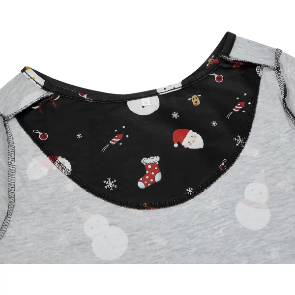 Zando Womens Nightgowns Cartoon Printed Sleep Shirts Cotton Night Gowns Casual Sleepwear Cute Pajamas Long Sleepdress