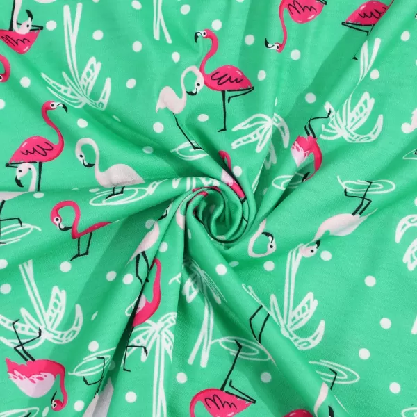 Zando Womens Nightgowns Cartoon Printed Sleep Shirts Cotton Night Gowns Casual Sleepwear Cute Pajamas Long Sleepdress