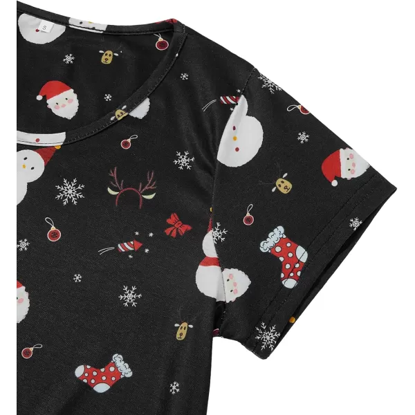 Zando Womens Nightgowns Cartoon Printed Sleep Shirts Cotton Night Gowns Casual Sleepwear Cute Pajamas Long Sleepdress