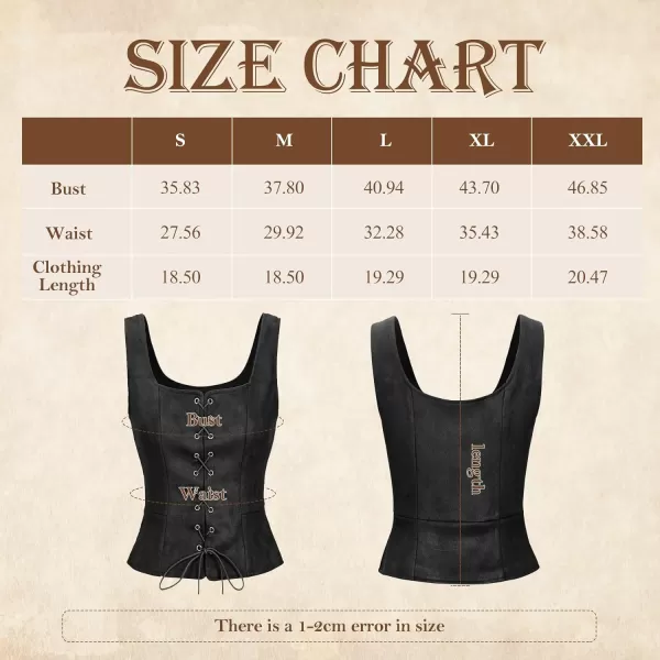 Zando Women's Renaissance Corset Vest Medieval Corsets Top Pirate Cosplay Costume Steampunk Gothic Bustiers Tank Top