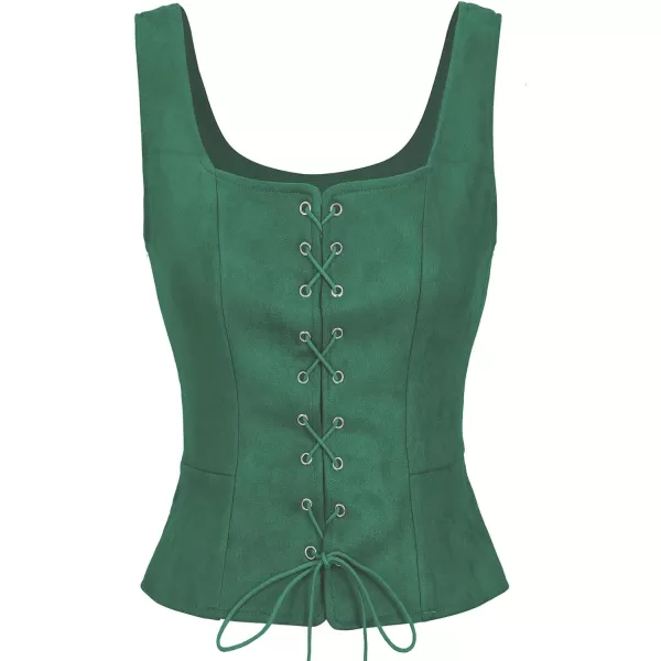 Zando Women's Renaissance Corset Vest Medieval Corsets Top Pirate Cosplay Costume Steampunk Gothic Bustiers Tank Top