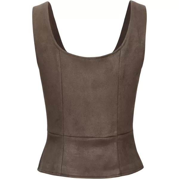 Zando Women's Renaissance Corset Vest Medieval Corsets Top Pirate Cosplay Costume Steampunk Gothic Bustiers Tank Top