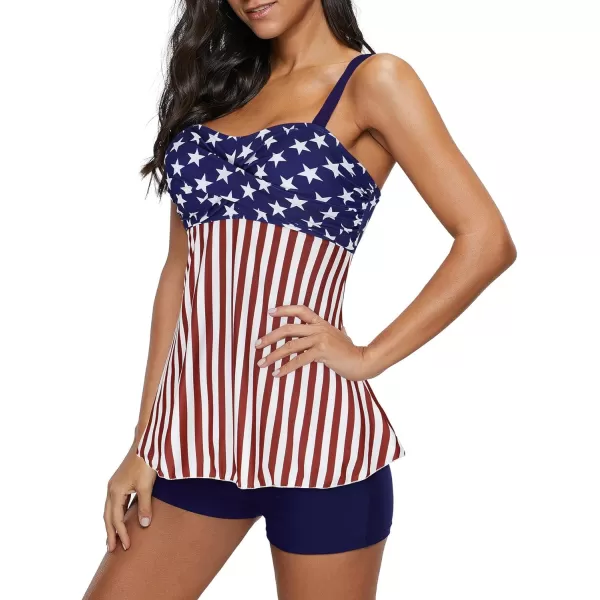 Zando Womens Swimsuits 2 Piece 2024 Tankini Bathing Suits Swim Suits for Women Swimwear Bathing Suit Top with Boyshorts