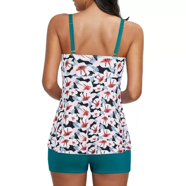 Zando Womens Swimsuits 2024 Tankini Tops for Women Swimwear Tummy Control Bathing Suits Swimsuit Women Swim Suits