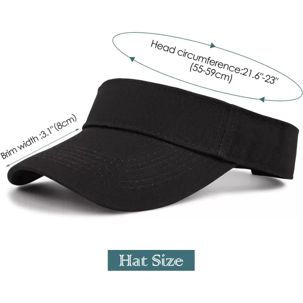 Zando Womens Visor Hats for Women Adjustable Beach Sun Visors for Women Sports Outdoor Unisex Golf Tennis Visor for Men
