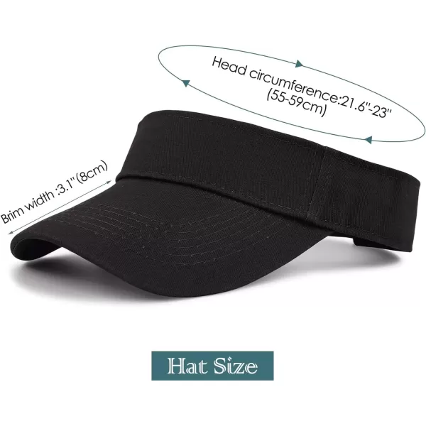 Zando Womens Visor Hats for Women Adjustable Beach Sun Visors for Women Sports Outdoor Unisex Golf Tennis Visor for Men
