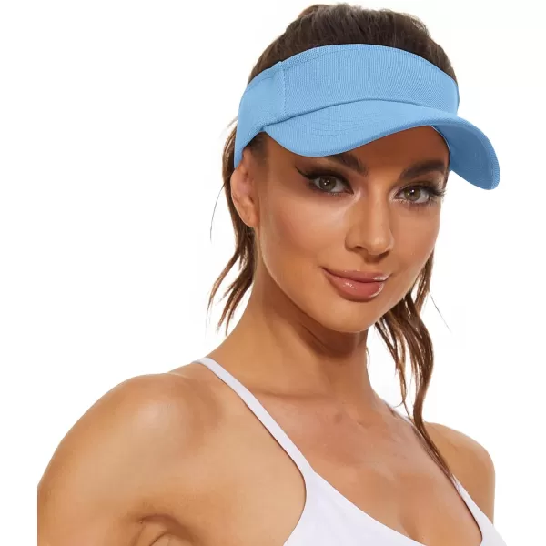 Zando Womens Visor Hats for Women Adjustable Beach Sun Visors for Women Sports Outdoor Unisex Golf Tennis Visor for Men