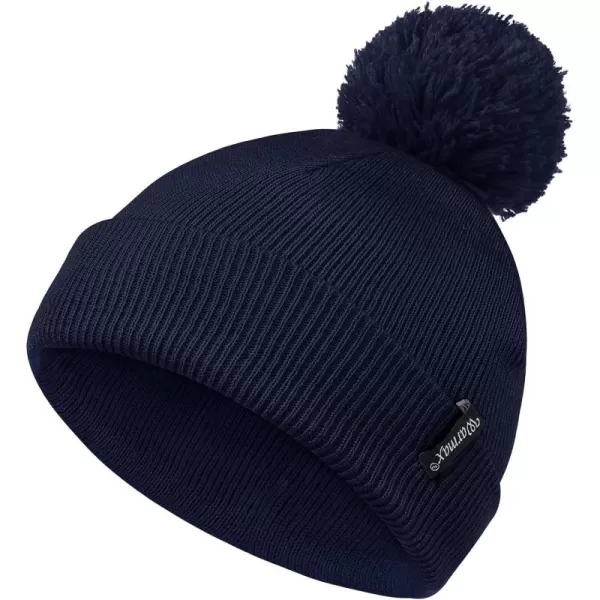 Zando Baby Beanie Baby Winter Hat Toddler Hat Double Layer Kids Knit Cap for Boys Girls Baby Pom Pom Infant Beanie Babies