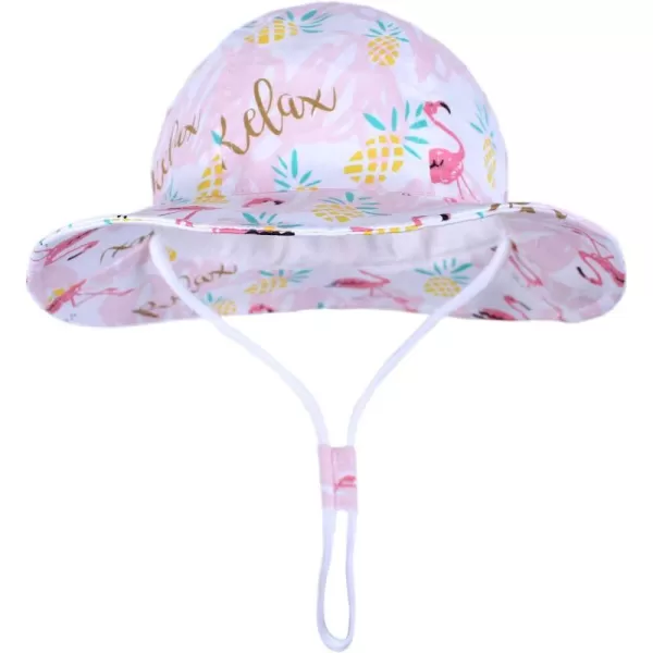 Zando Baby Boy Beach Hat Baby Girl Sun Hat UPF 50+ Toddler Caps for Boys Girls Infant Wide Brim Hats Baby Bucket Hat