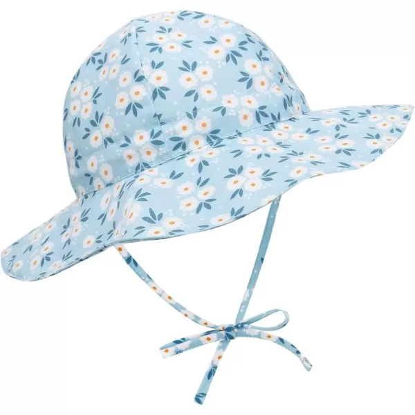 Zando Baby Boy Beach Hat Baby Girl Sun Hat UPF 50+ Toddler Caps for Boys Girls Infant Wide Brim Hats Baby Bucket Hat