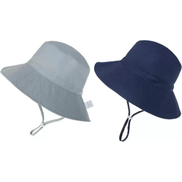 Zando Baby Girls Sun Hat Infant Summer Hat UPF 50+ Sun Protection Cap Wide Brim Bucket Hats for Baby Girls Boys