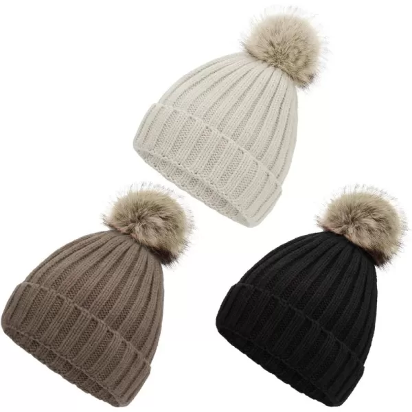Zando Beanies Women Warm Winter Beanie for Women Thick Soft Hat Knit Hats for Women Slouchy Cap Winter Hat for Women