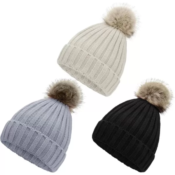 Zando Beanies Women Warm Winter Beanie for Women Thick Soft Hat Knit Hats for Women Slouchy Cap Winter Hat for Women