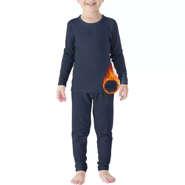 Zando Boys ThermaL Underwear Set for Kids Winter Base Layer for Boys Girls Compression Long Johns Toddler Thermal Set 2-12T