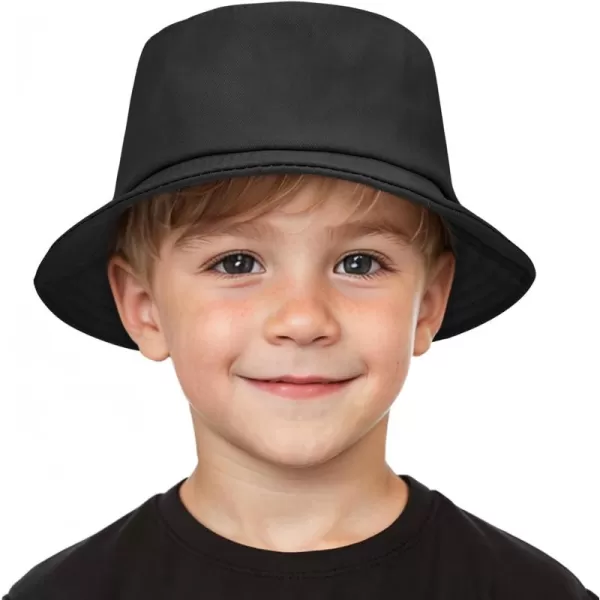 Zando Bucket Hats for Kids Cotton Bucket Hat for Girls Boys Sun Protection Bucket Hats Lightweight Packable Beach Sun Hat