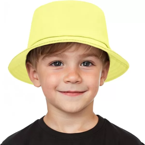 Zando Bucket Hats for Kids Cotton Bucket Hat for Girls Boys Sun Protection Bucket Hats Lightweight Packable Beach Sun Hat