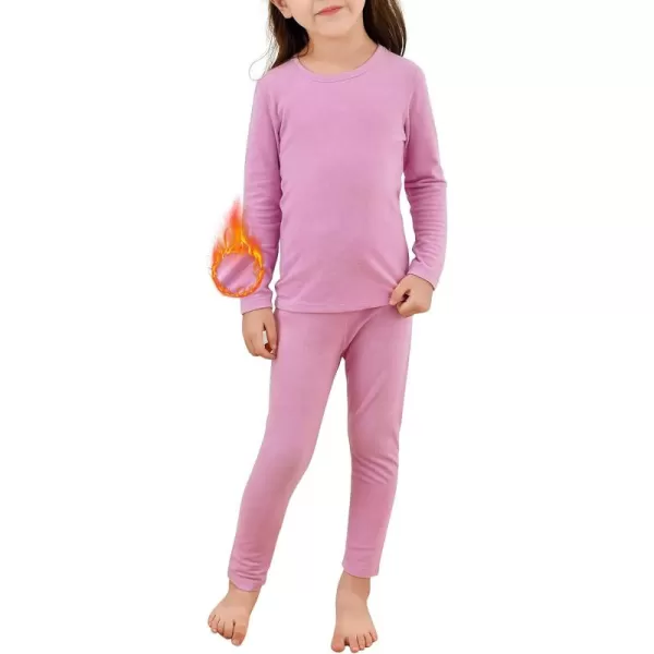 Zando Girls Thermal Underwear Set for Kids Base Layer for Toddler Boys Girls Soft Winter Long Johns Toddler Thermals