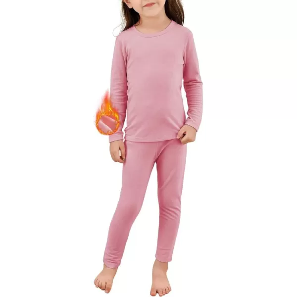 Zando Girls Thermal Underwear Set for Kids Base Layer for Toddler Boys Girls Soft Winter Long Johns Toddler Thermals